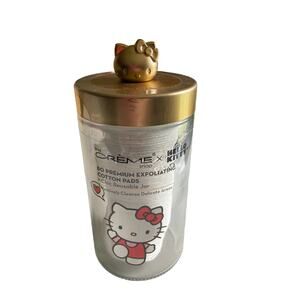 Hello kitty Crème Shop cotton pass and reusable jar
